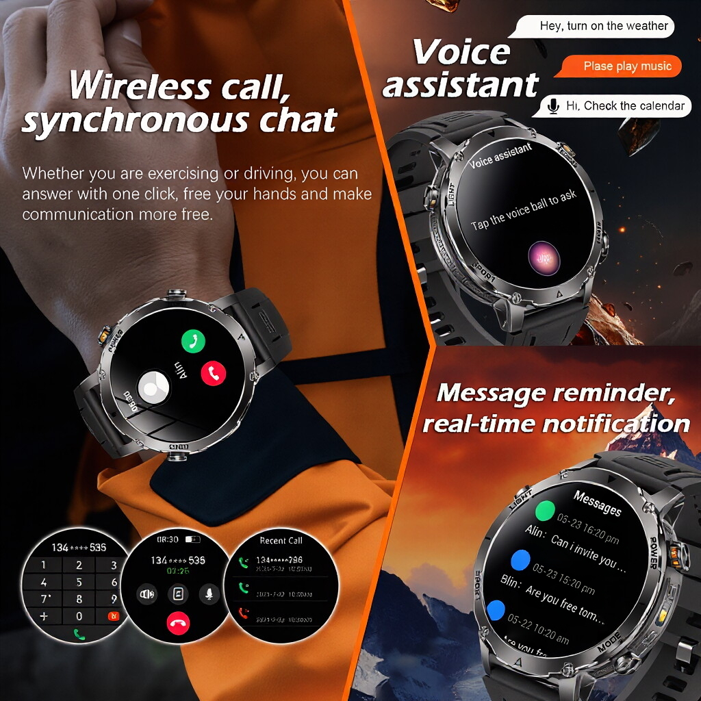 2026 Military 1400 Mah battery - Android Smartwatch Accessories recensione e prezzo