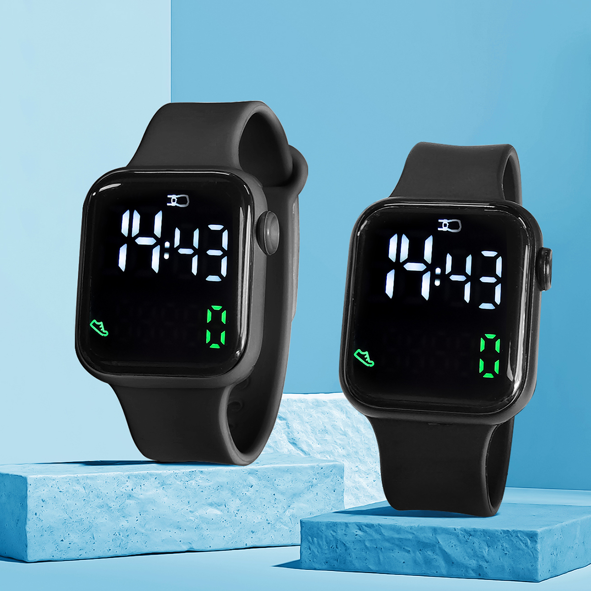 New 2PCS Student Minimalist Sm - Smartwatch Touch recensione e prezzo