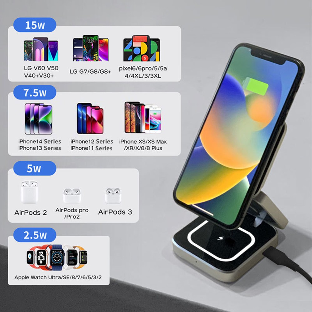 Foldable Magnetic Wireless Cha - Wireless Charger Watch recensione e prezzo