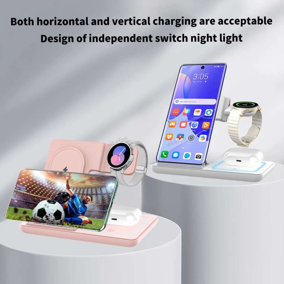 3 In 1 Foldable Wireless Charg - Wireless Charger Watch recensione e prezzo
