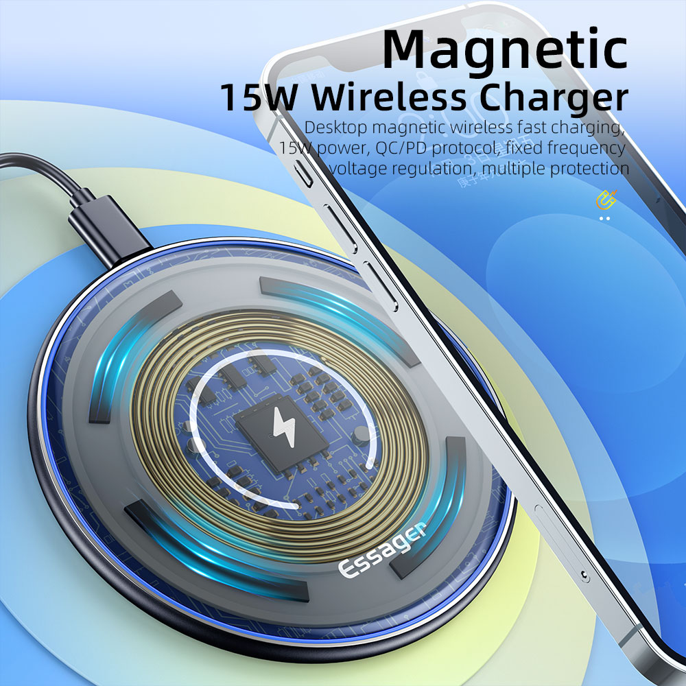 Essager 15W Fast Wireless Char - Wireless Charger Watch recensione e prezzo