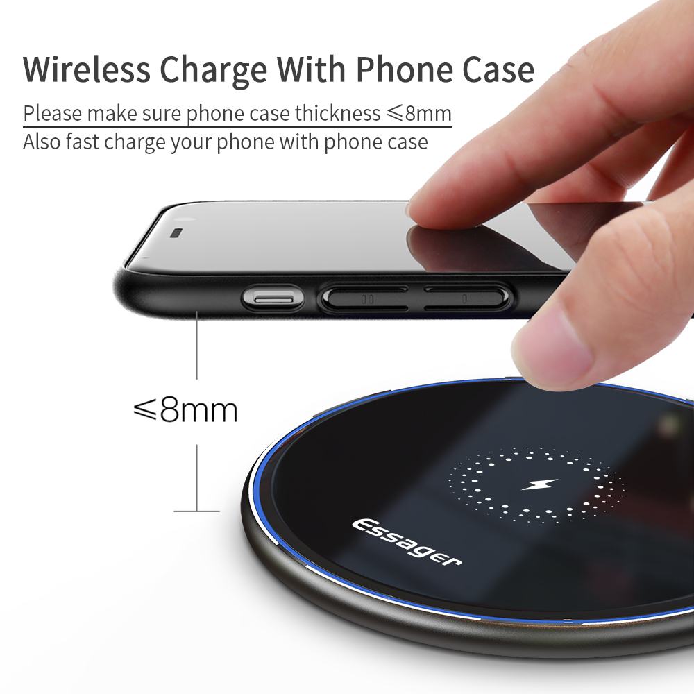 Essager 15W Fast Wireless Char - Wireless Charger Watch recensione e prezzo