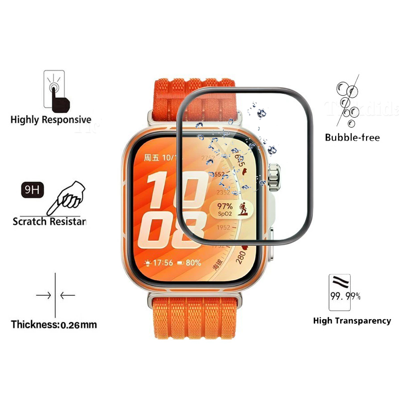 Soft Tempered Glass for Huawei - Huawei Smartwatch Accessories recensione e prezzo