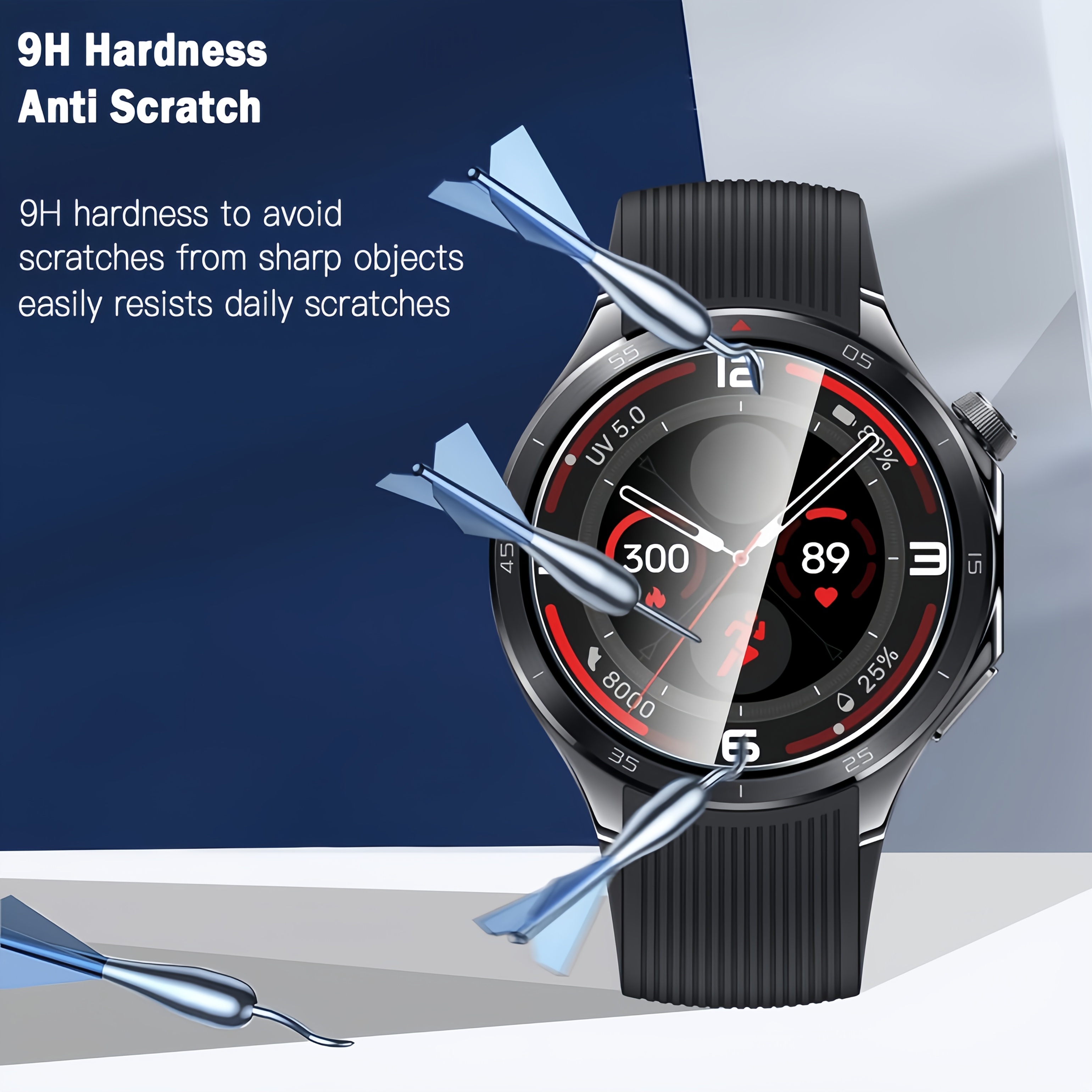 3PCS 9H Tempered Glass Screen  - Smartwatch Icon recensione e prezzo