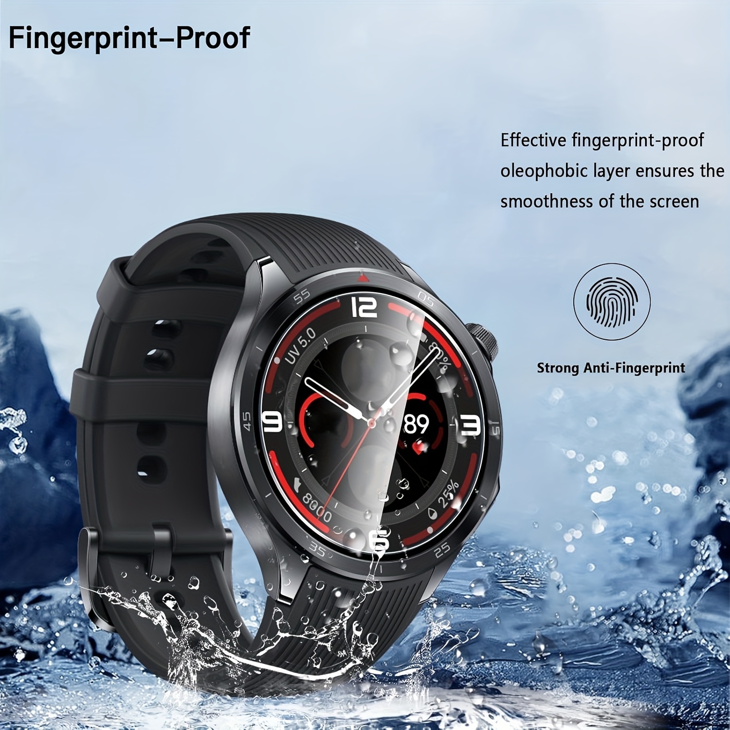3PCS 9H Tempered Glass Screen  - Smartwatch Icon recensione e prezzo